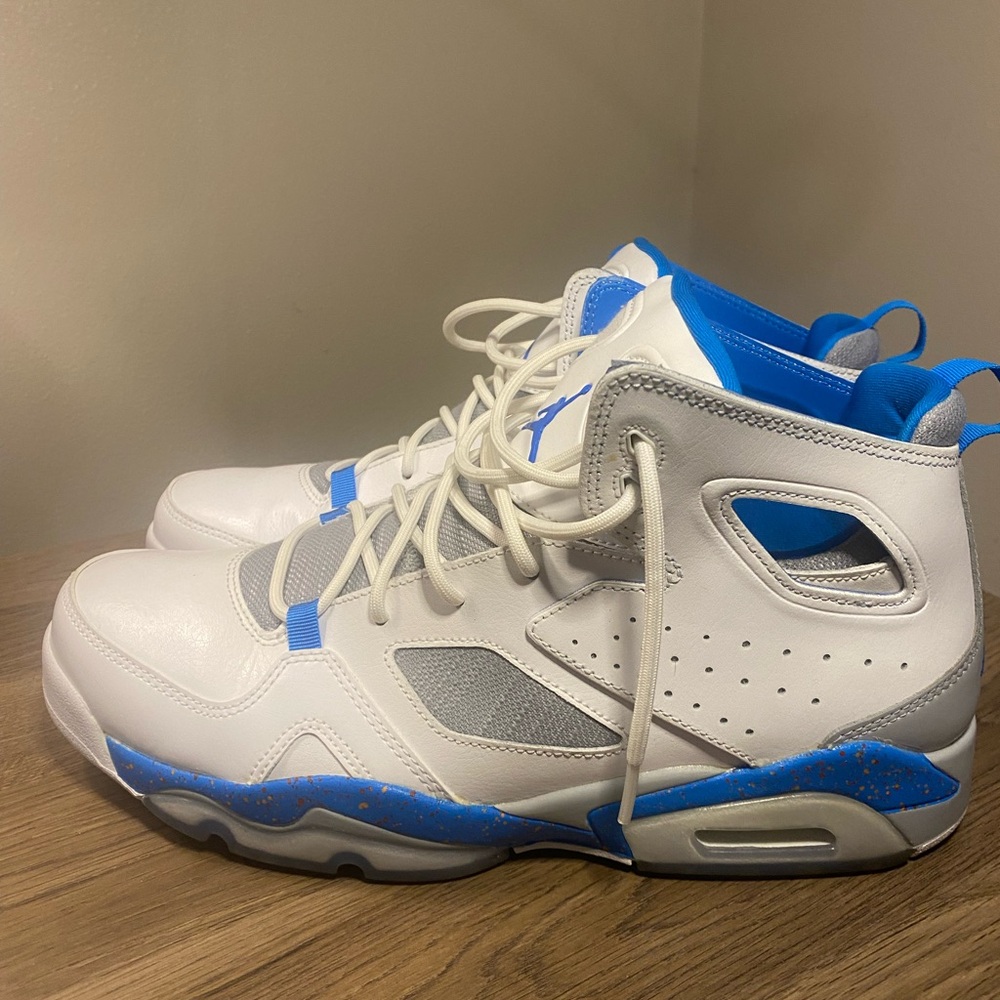 Nike Mens Jordan Flightclub 91 - White Signal Blue - Size 10.5 US